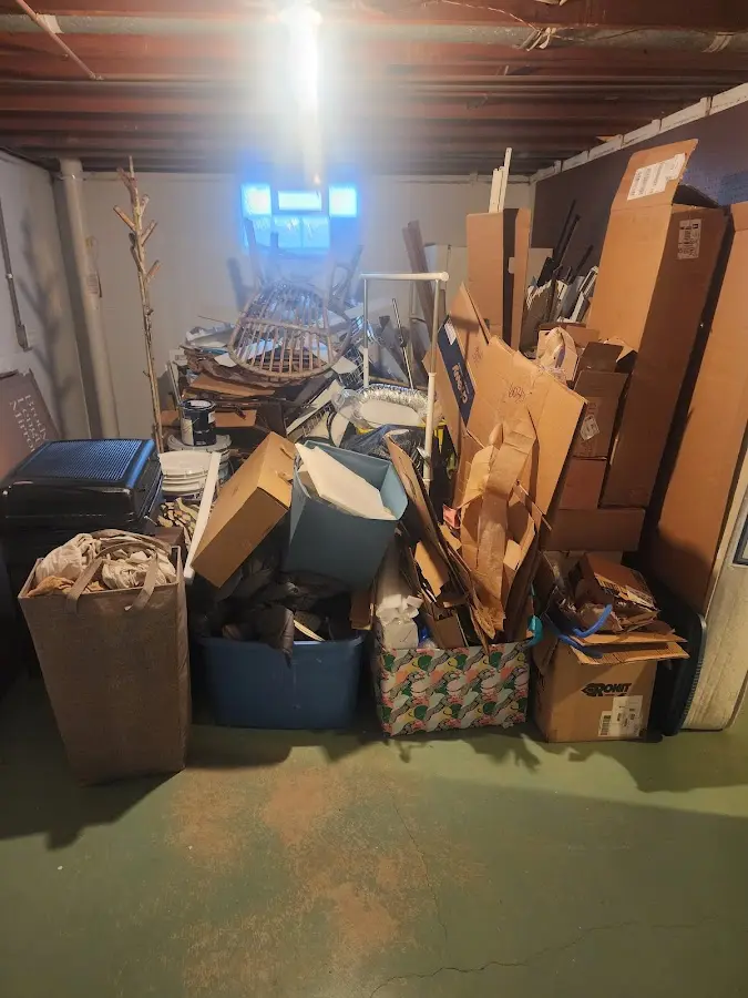 Roll-off dumpster container at job site for Roll Off Dumpster Rental in Spanish Fork